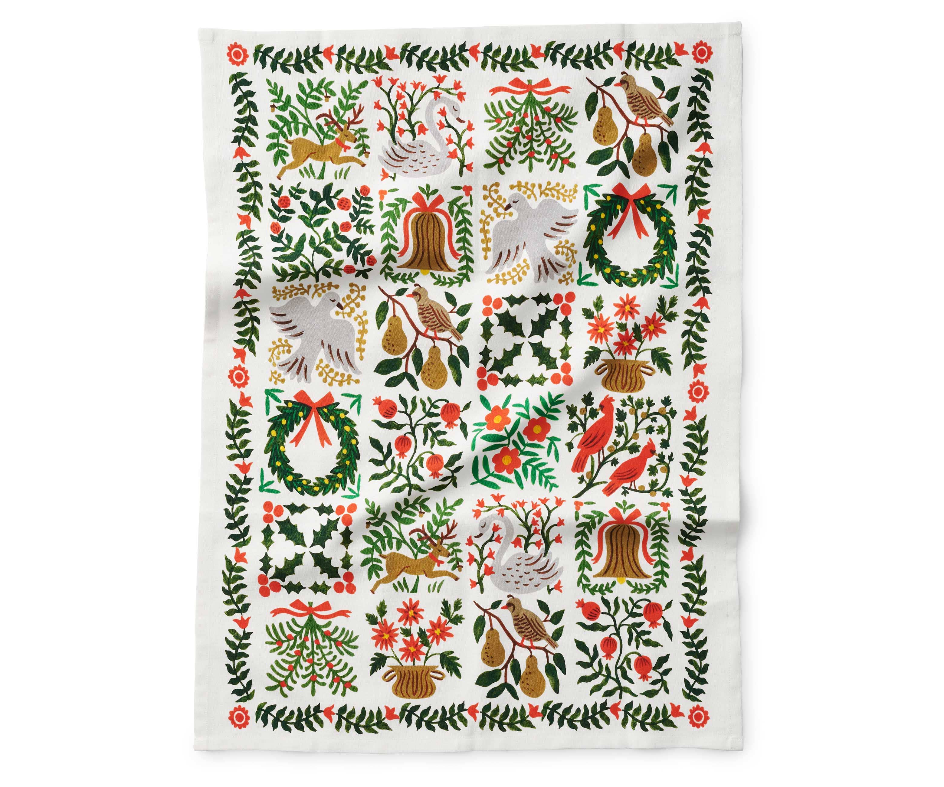 Rifle Paper Co. Christmastide Tea Towel