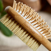 Bamboo Two Sided Hairbrush |  Bestseller