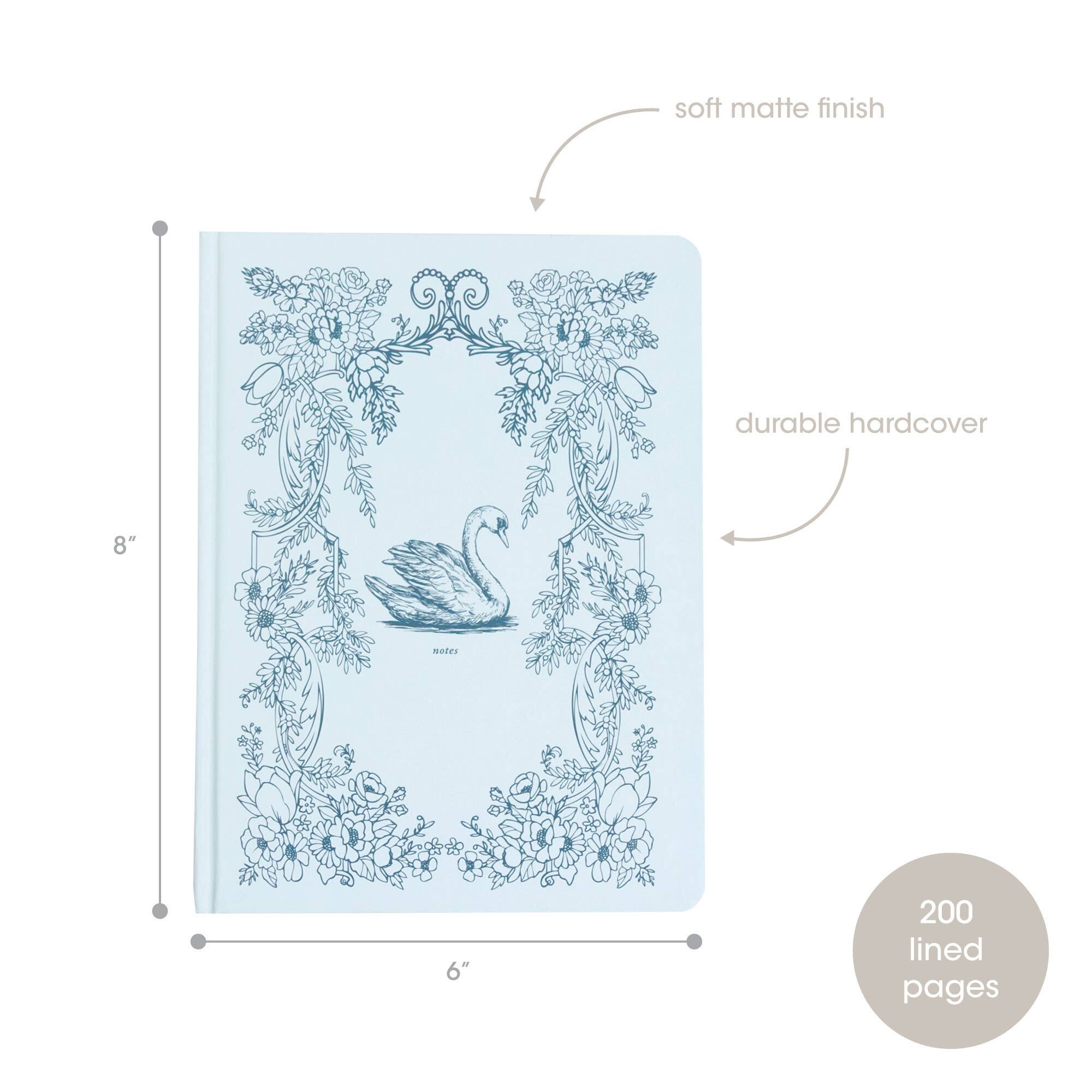 Blue Swan Journal, Hardcover Stationary