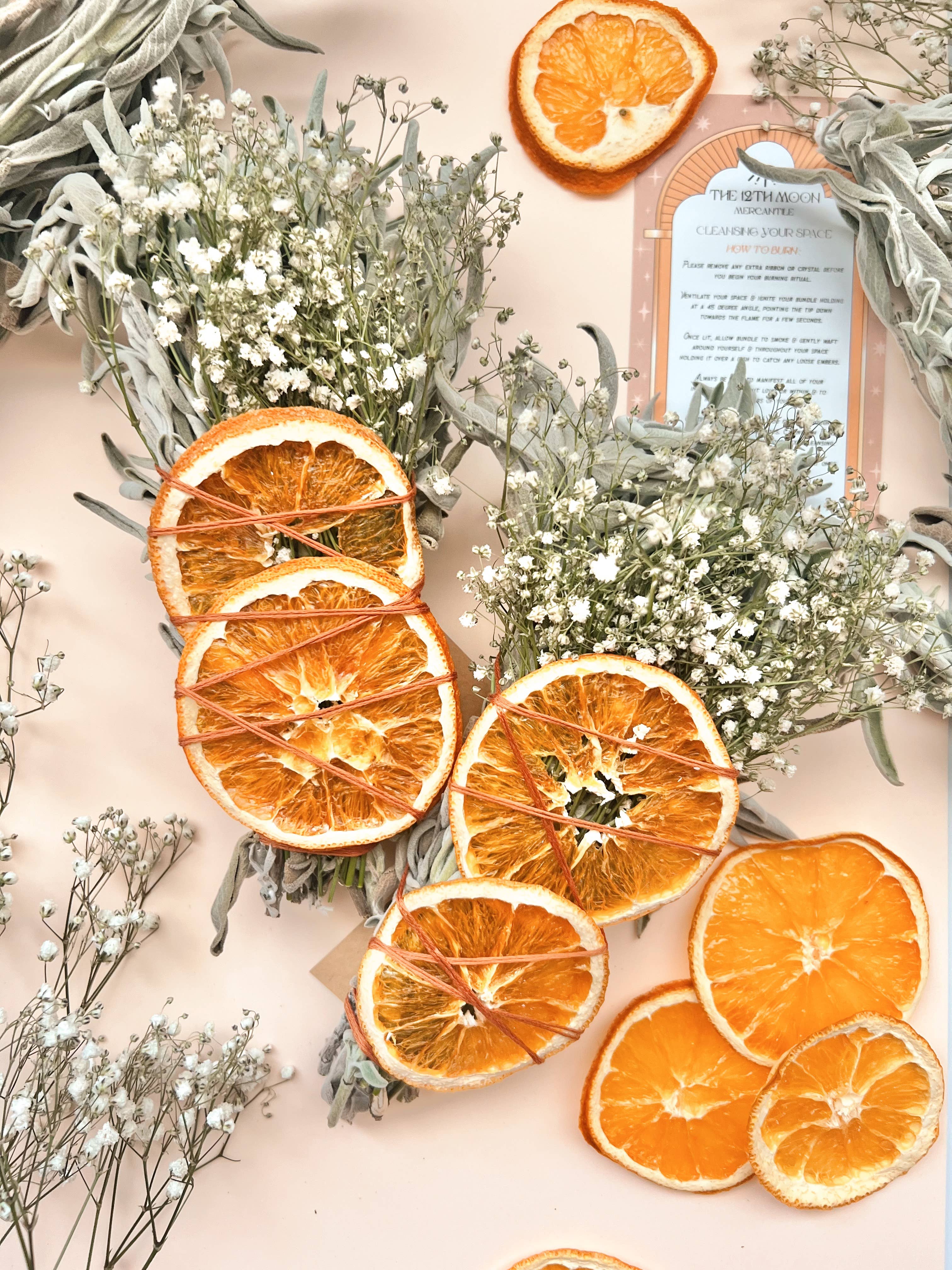The 12th Moon CITRUS HARVEST Sage Bundle