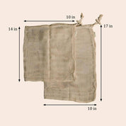 2 Pack Organic Cotton Mesh Produce Bags | Faire Market
