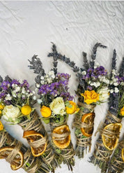 Lavender, Mint, Lemon Spring Smudge Stick