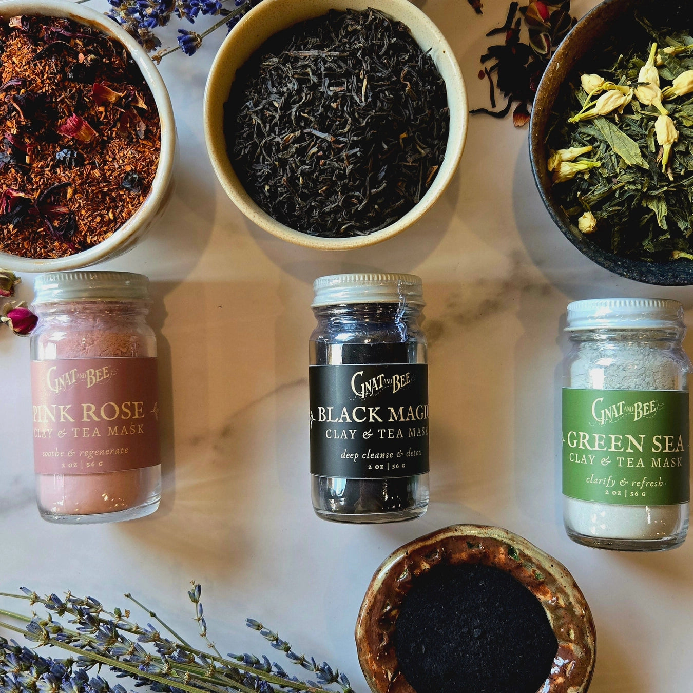 Gnat & Bee Pink Rose Clay Face Mask