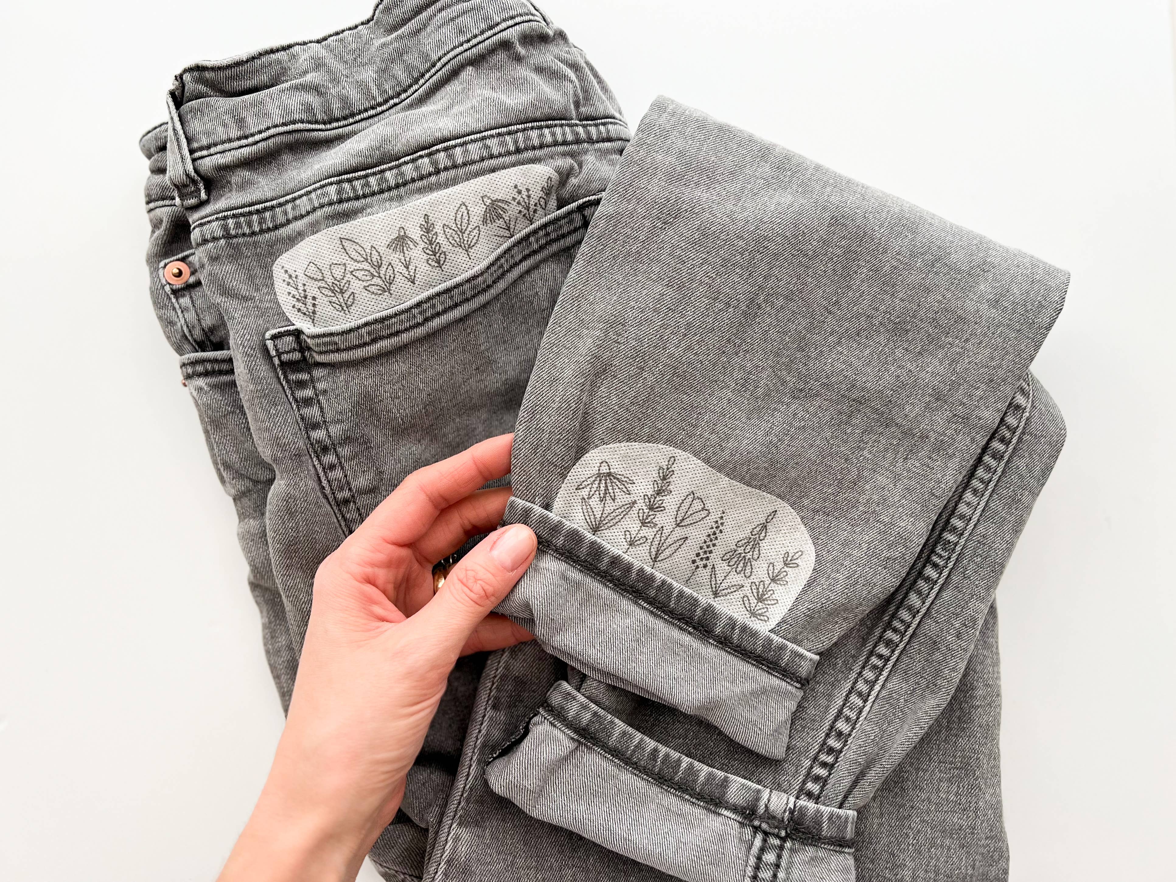 Floral Stick & Stitch Floral Embroidery Patterns for Clothing