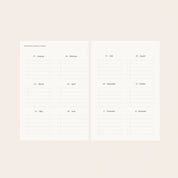 LINEN-BOUND UNDATED PLANNER