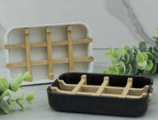 Eco-Lux friendly biodegradable bamboo soap dish