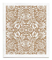 Swedish Dishcloth - Scandi Bloom - Sand