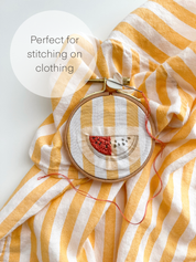 Summer Stick & Stitch Embroidery Patterns/Patches