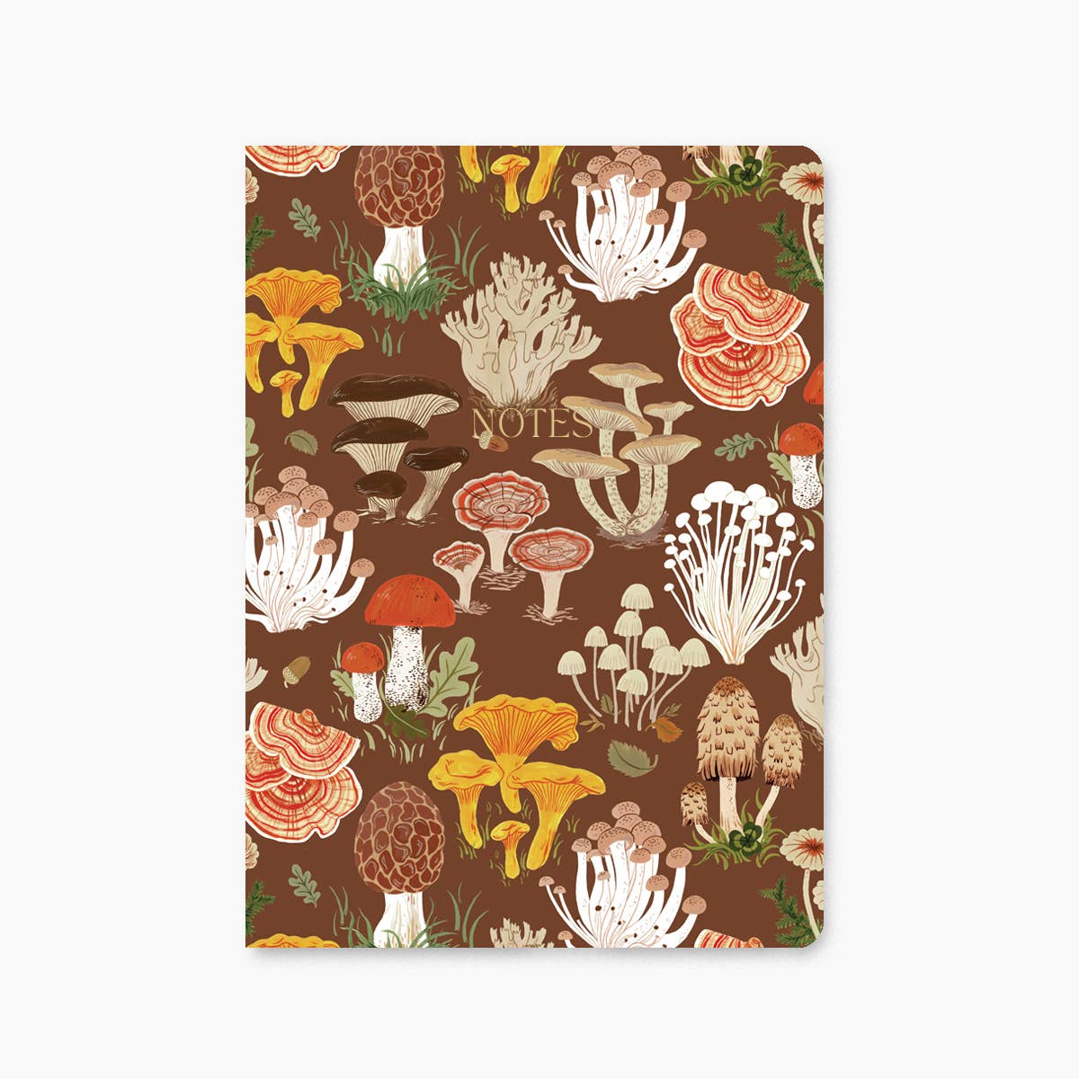 MUSHROOMS | SOFT-COVER NOTEBOOK (grid)