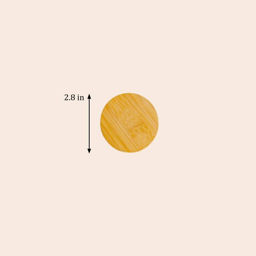 Bamboo Mason Jar Lid - Standard Mouth