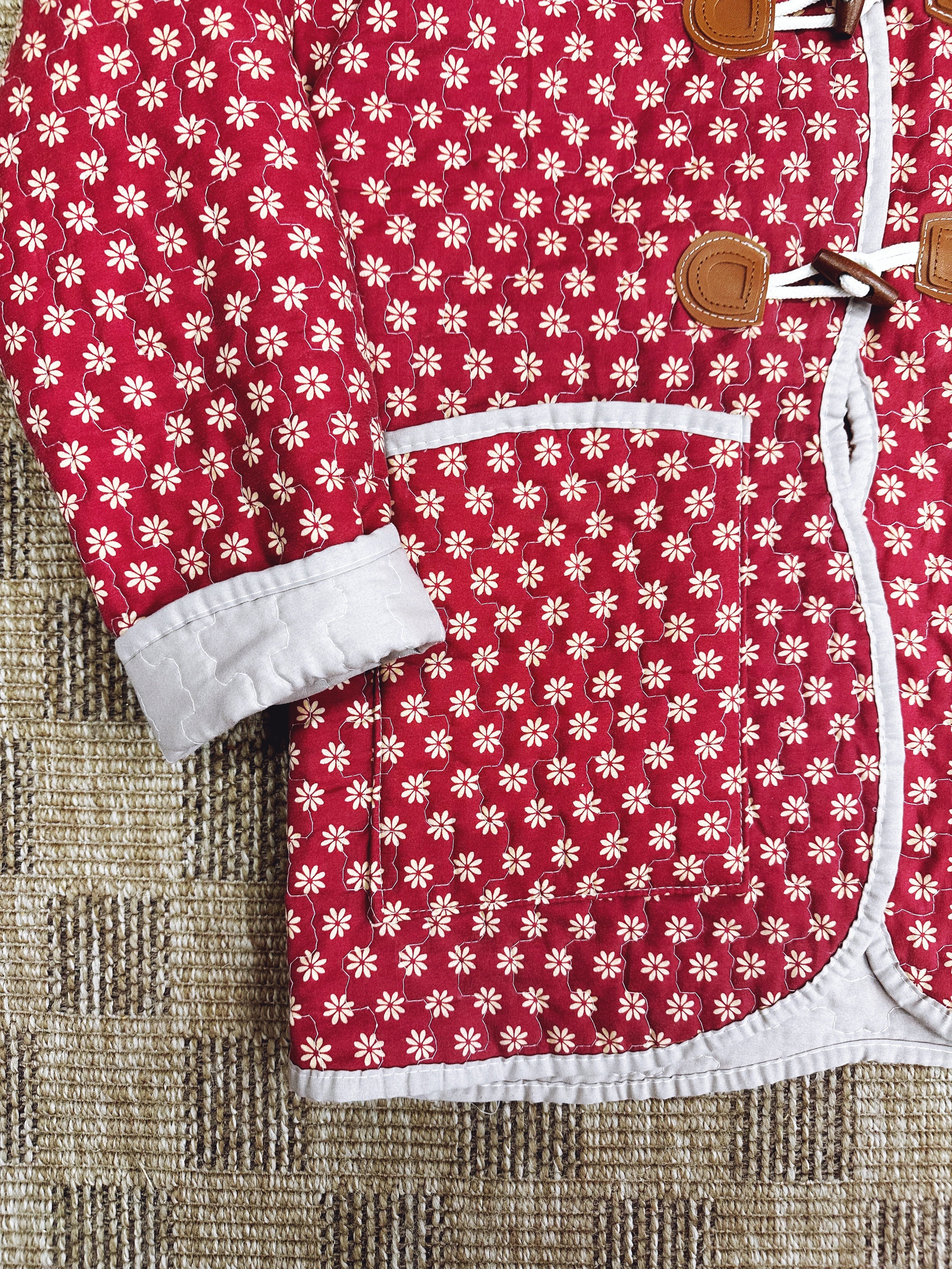 Springfield Mercantile Co. Flower Print Quilt Coat