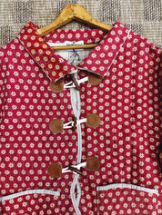 Springfield Mercantile Co. Flower Print Quilt Coat