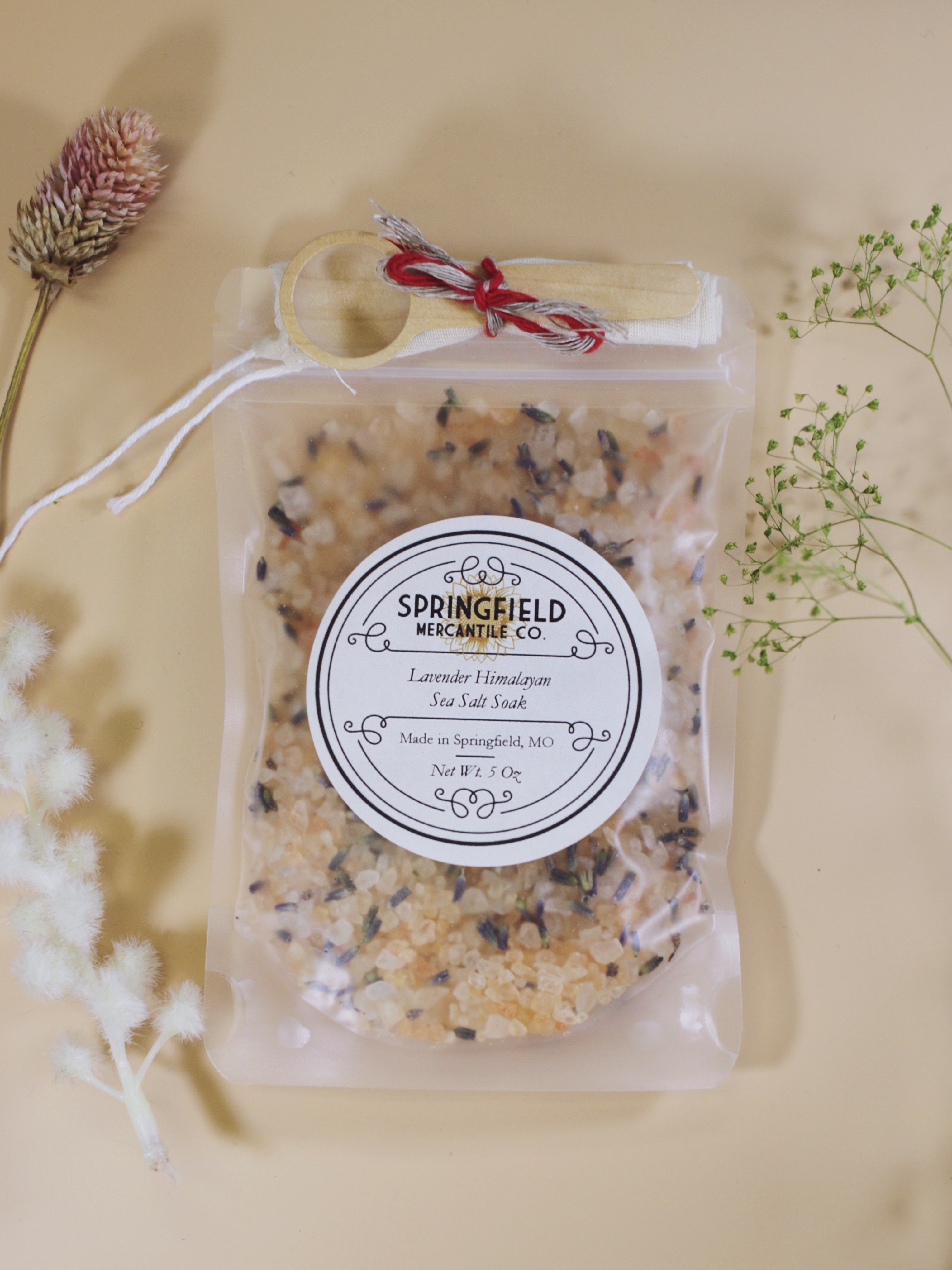 Springfield Mercantile Co. Lavender Himalayan Sea Salt Soak
