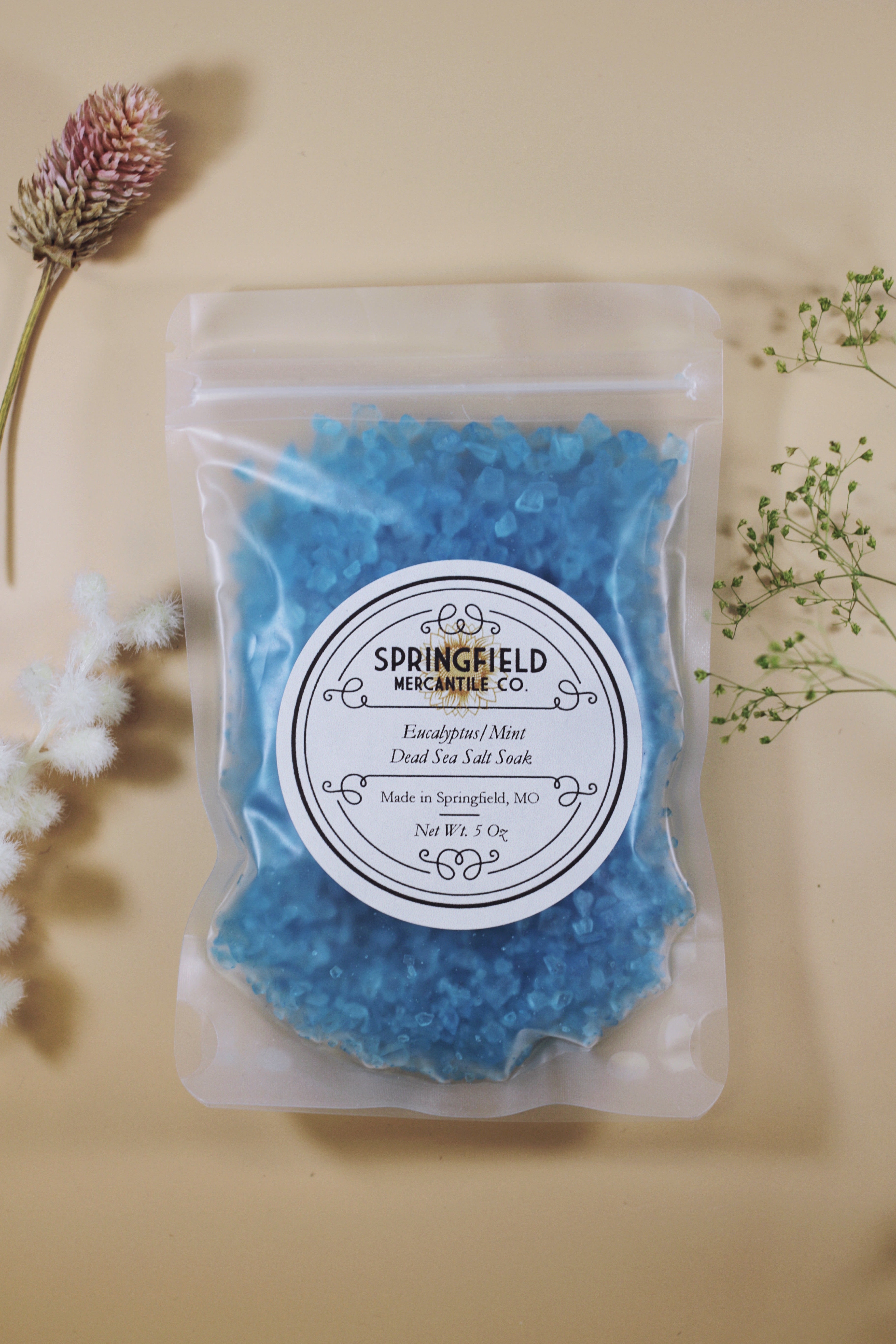 Springfield Mercantile Co. Eucalyptus/Mint Dead Sea Salt Soak