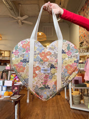 Rifle Paper Co. Floral Heart Tote Bag
