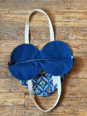 Springfield Mercantile Co. Blue Diamond Heart Tote Bag