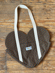 Springfield Mercantile Co. Ditsy Print Heart Tote Bag