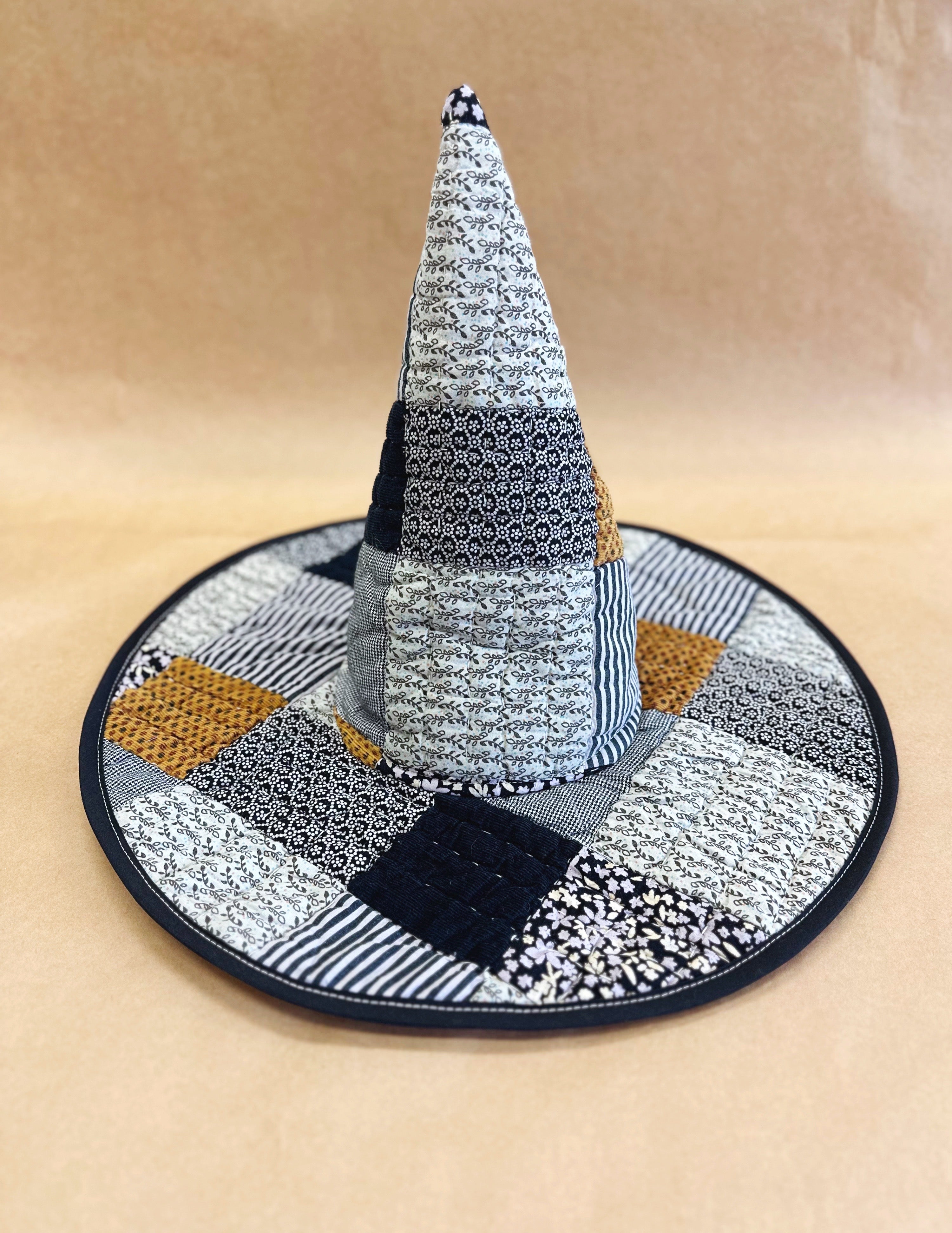 Handmade Witch Hat- Black