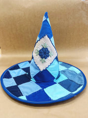 Handmade Witch Hat- Blue