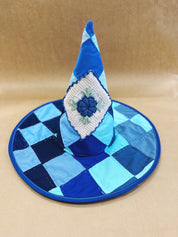 Handmade Witch Hat- Blue