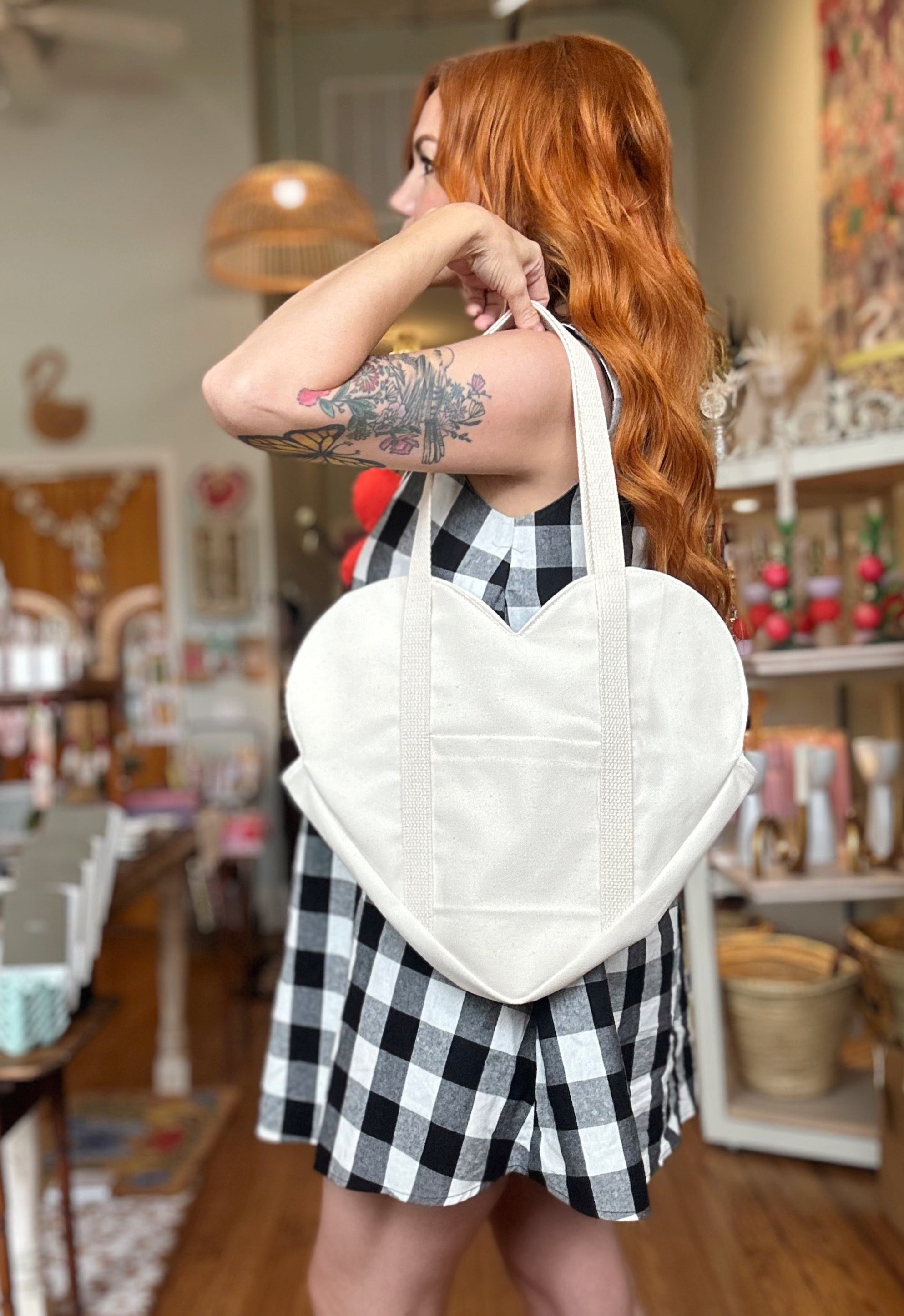Springfield Mercantile Co. Heart Tote Bag