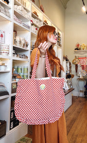 Springfield Mercantile Co. Handmade Ruffle Tote