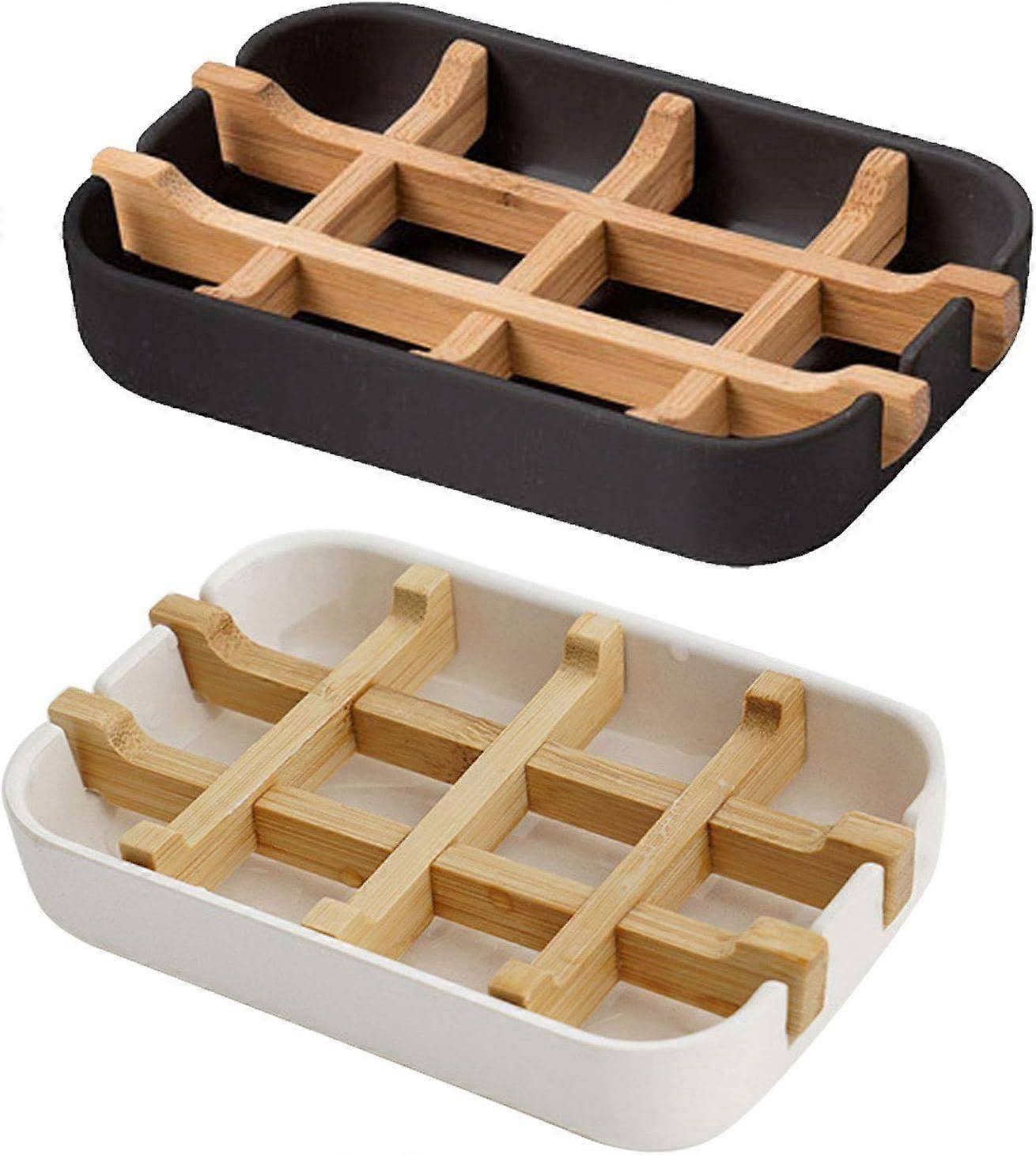 Eco-Lux friendly biodegradable bamboo soap dish