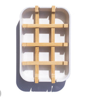 Eco-Lux friendly biodegradable bamboo soap dish