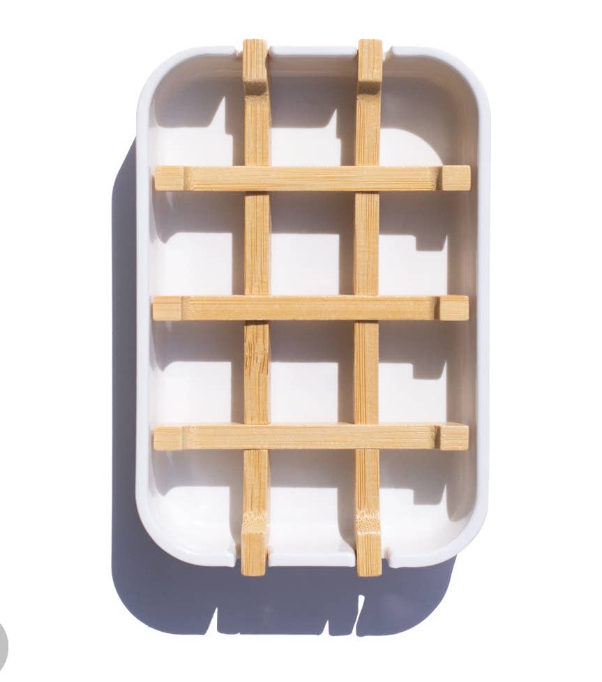 Eco-Lux friendly biodegradable bamboo soap dish
