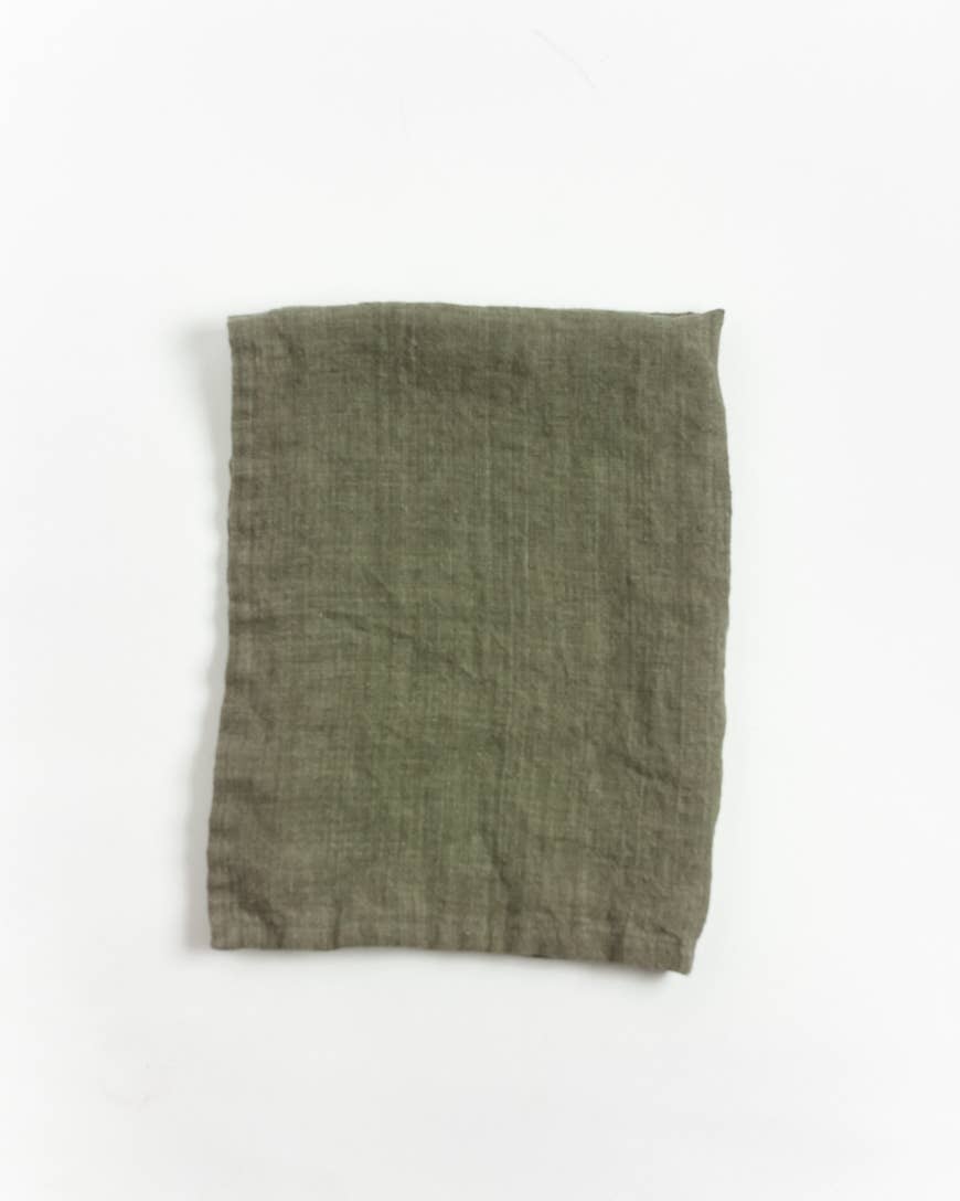 Stone Washed Linen Tea Towel | 18" x 26"
