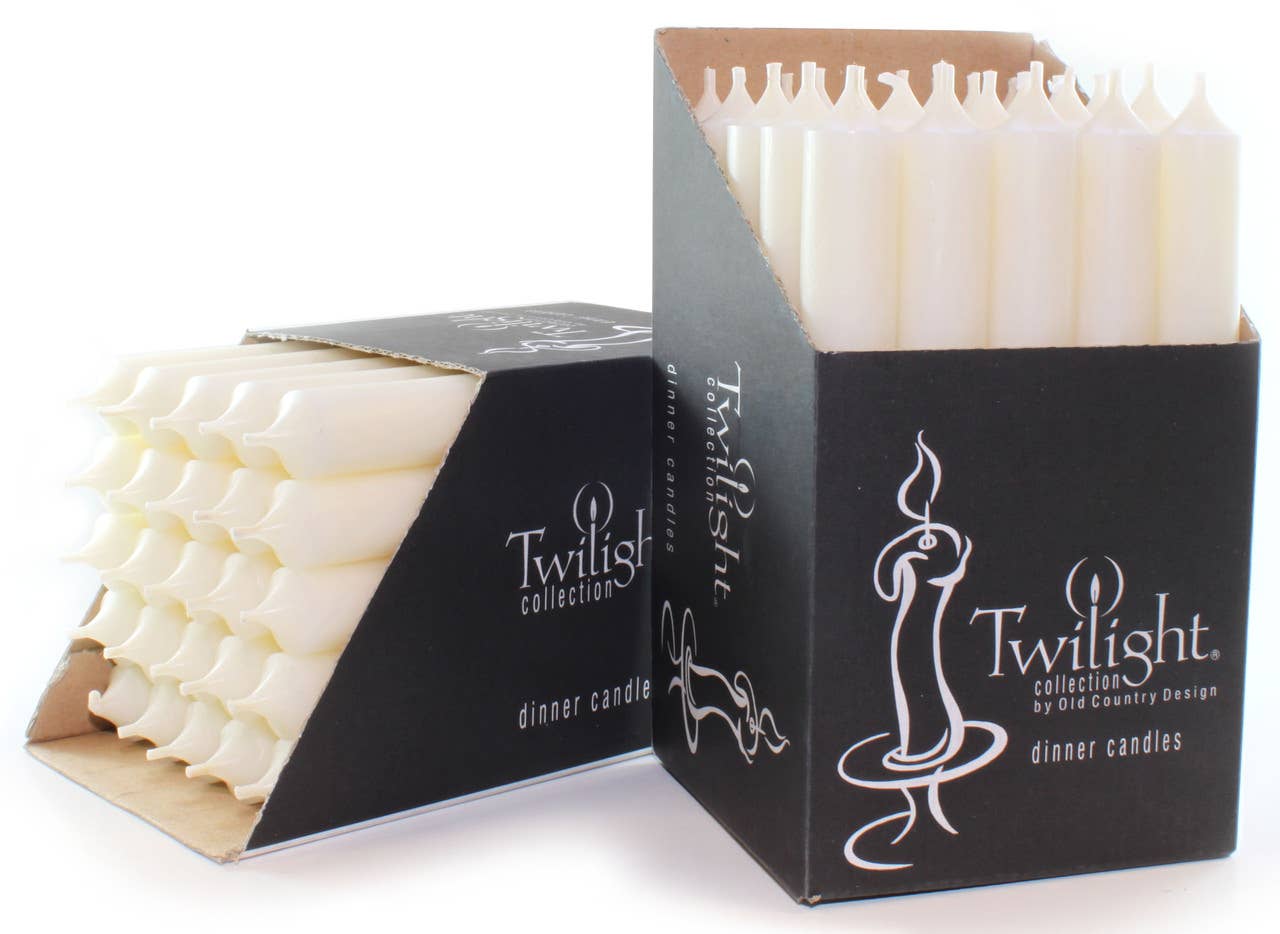 Ivory 10" Dinner Candles | Individual