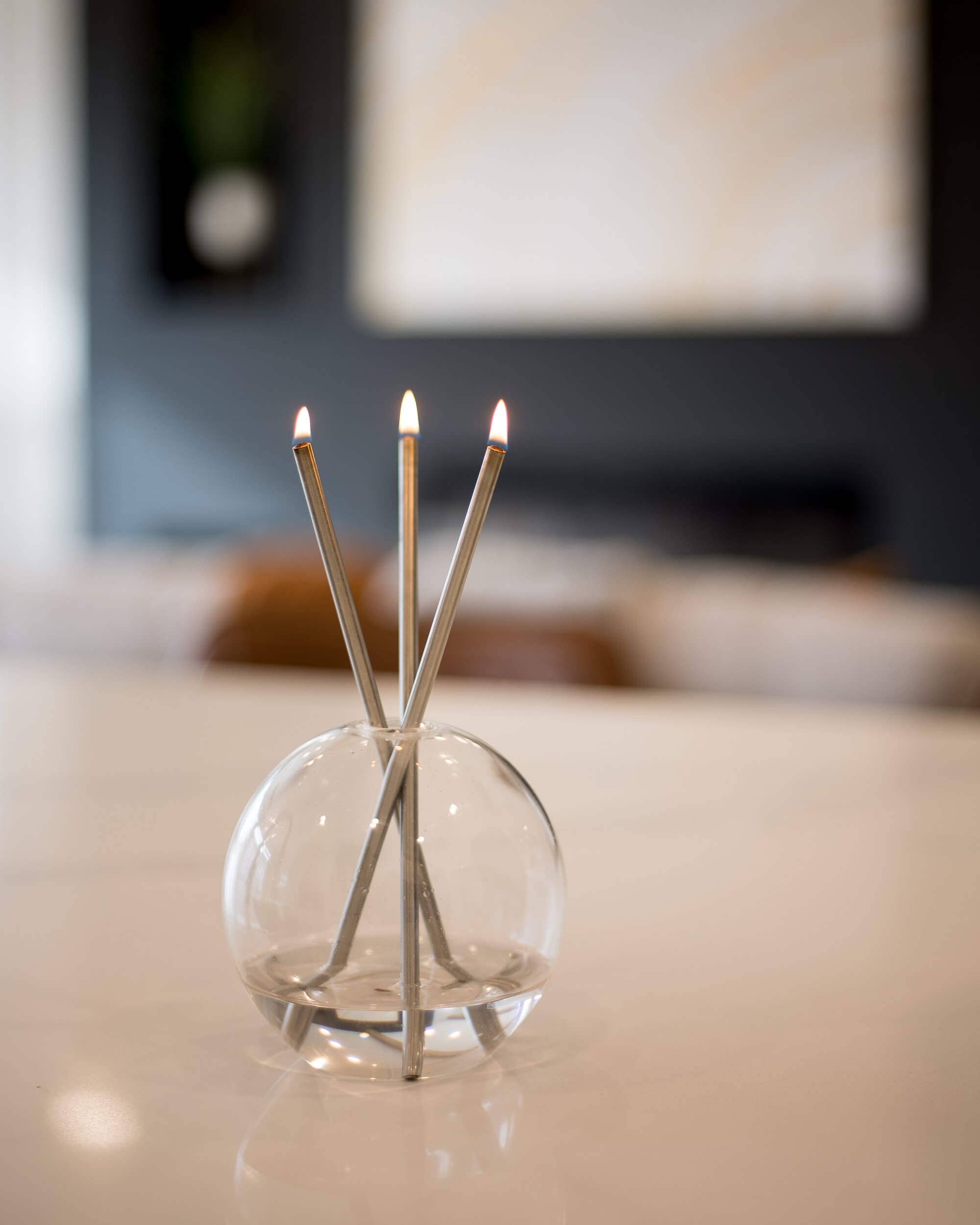 Everlasting Candles- Silver