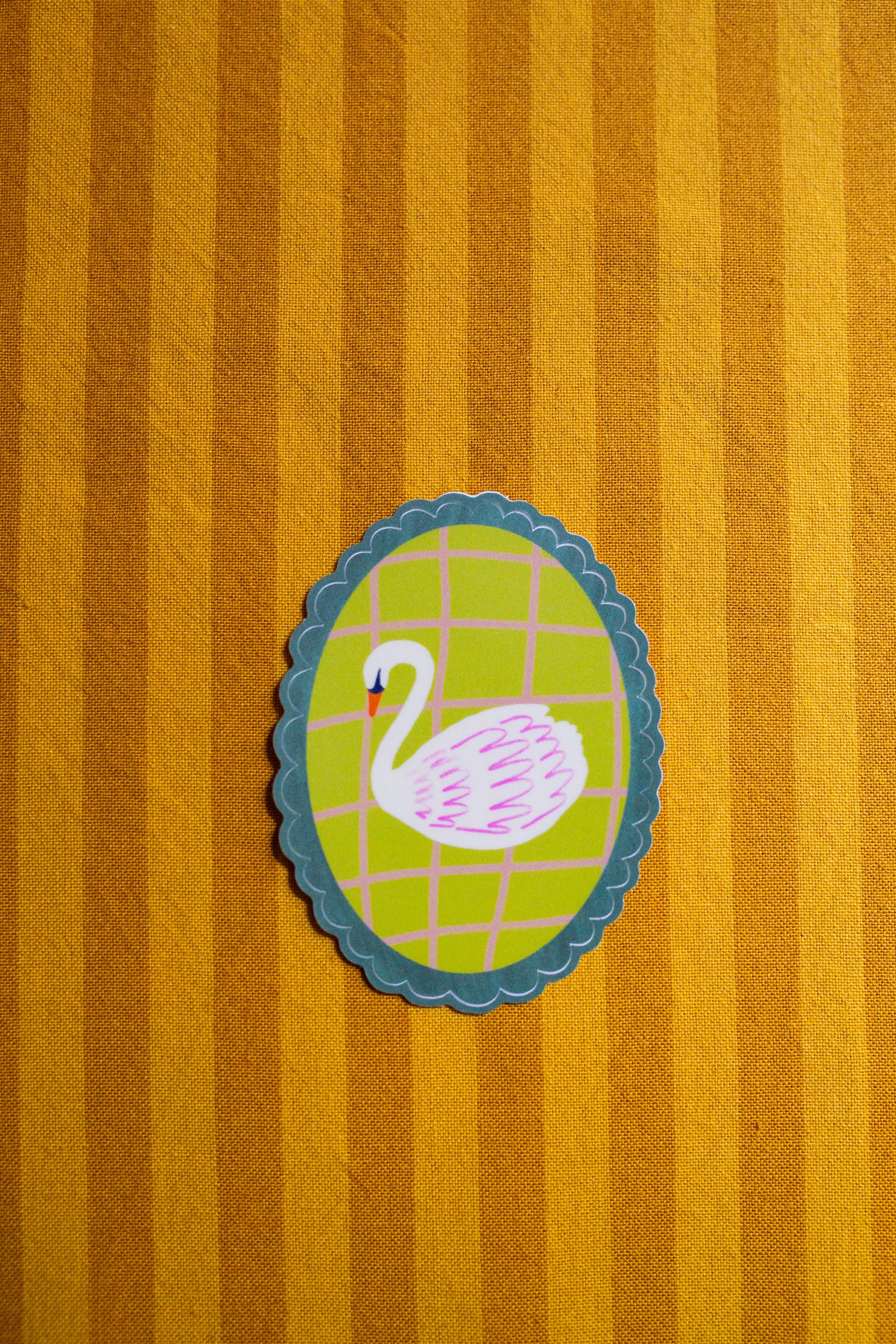 Swan Sticker