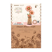 3D Wooden Flower Puzzles: Orange Gerbera Daisy