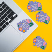 Grandmas Have Hot Girl Hobbies Vinyl Waterproof Sticker