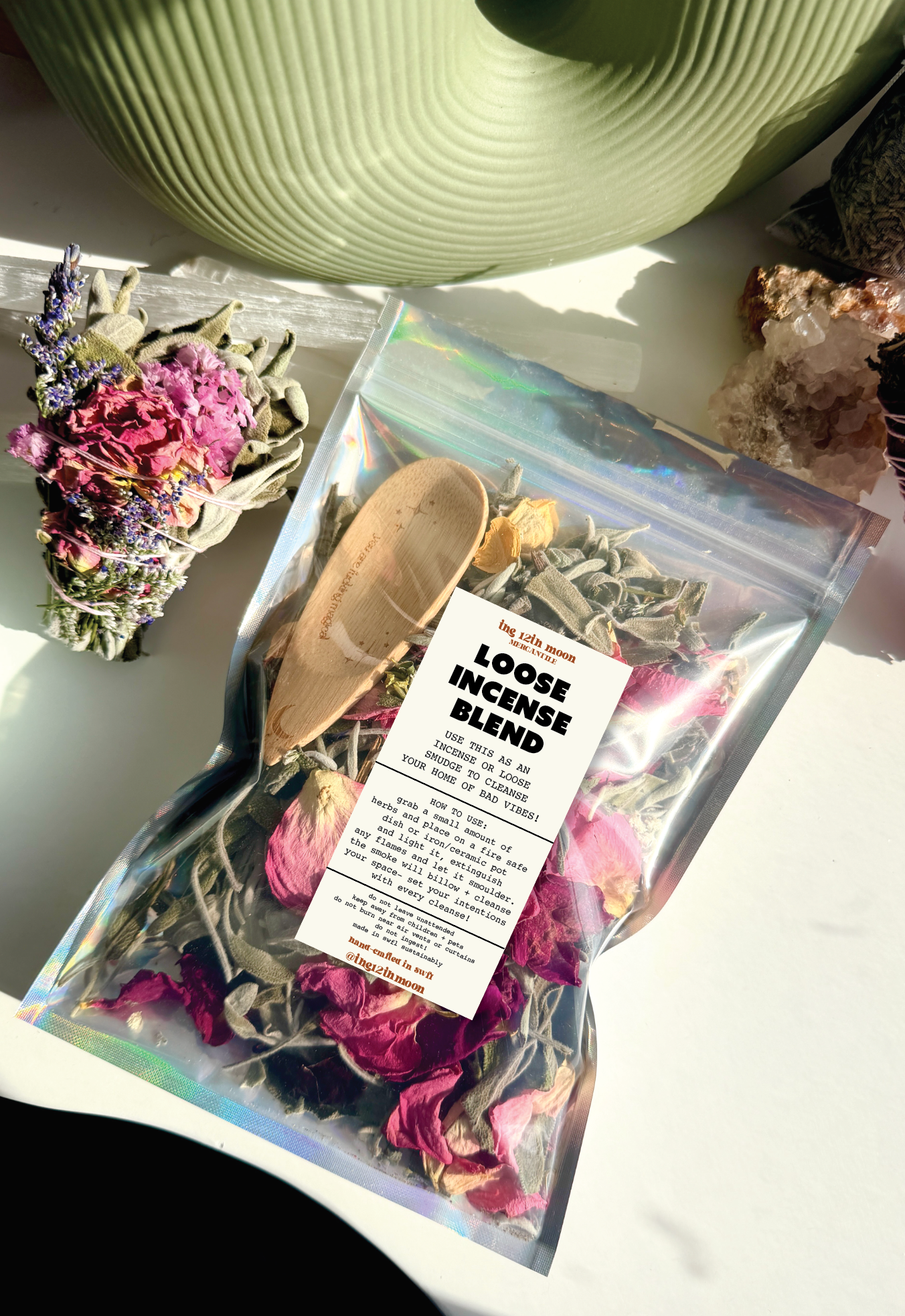 LOOSE INCENSE Bag Botanicals -Smoke Cleansing