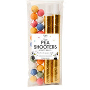 Fancy Pea Shooters w/Colored Paper Balls - Set of 2 Shooters