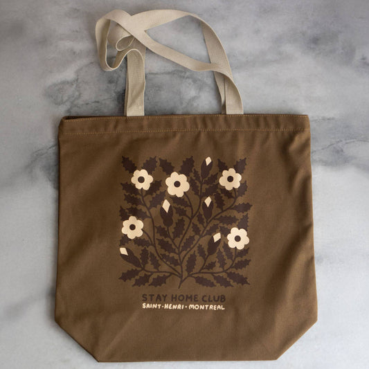Blooms 1858 Big Zip Tote (Biscuit)