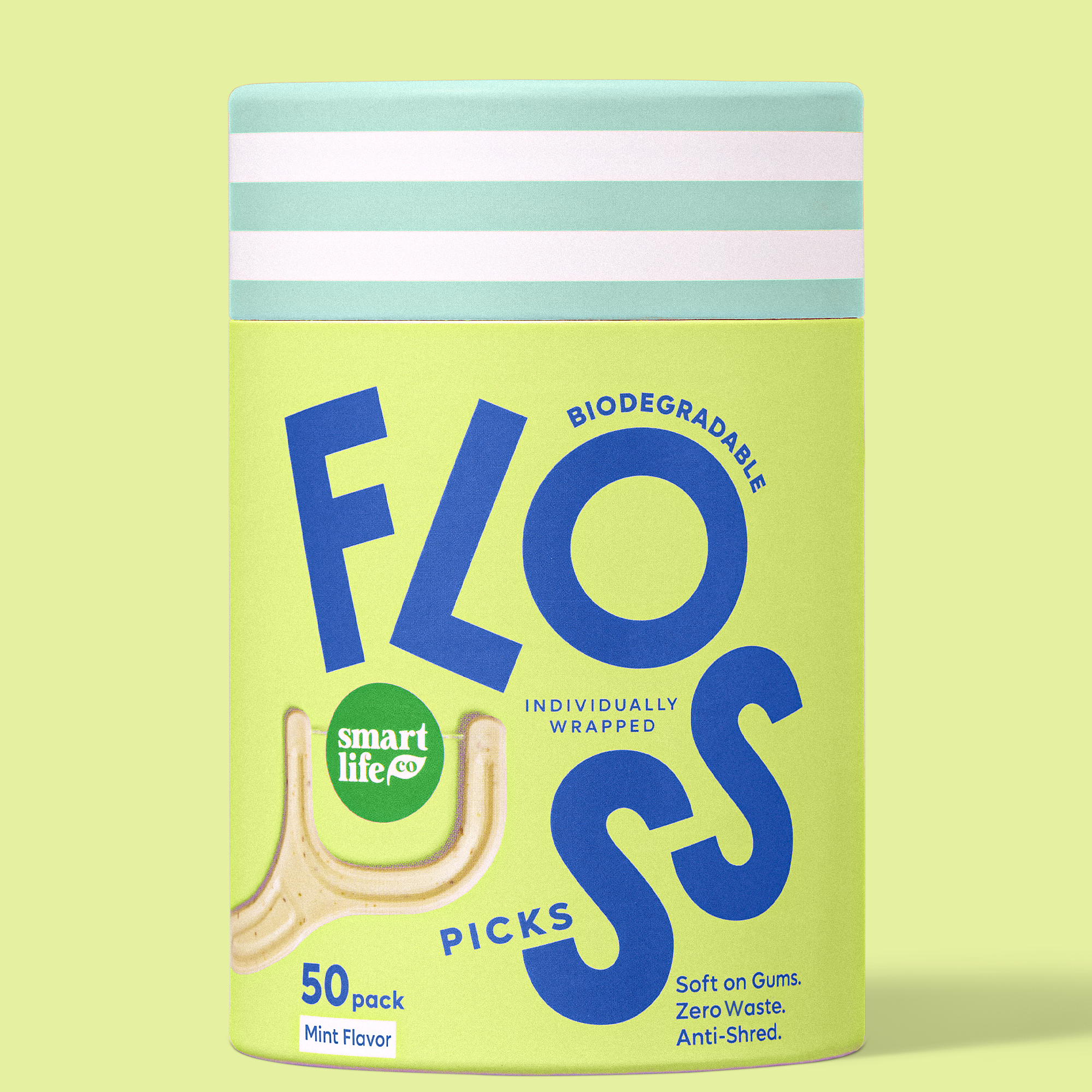 Individually Wrapped Floss Picks | 50 Pack