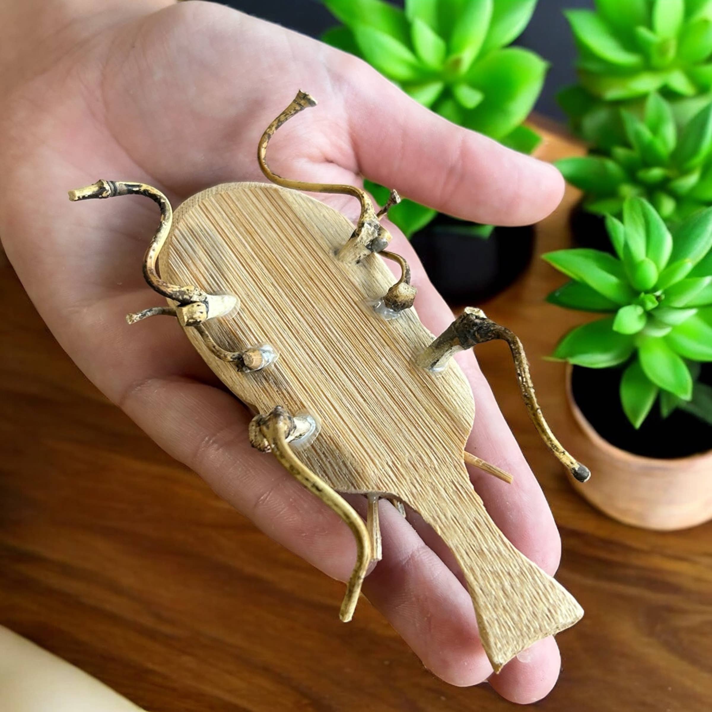 Handmade Bamboo Unicorn Beetle