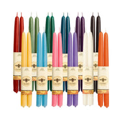 Big Dipper Beeswax Tapers, Pair - 100% Pure Beeswax (12 Hr. Burn)