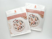 Floral Embroidery DIY Kit, modern embroidery craft kit