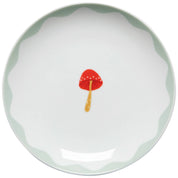 Mushroom Gems Appetizer Plates Set of 4