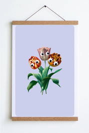Stay Home Club Googly Tulips Print