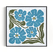 Forget Me Not Beginner Cross Stitch Kit