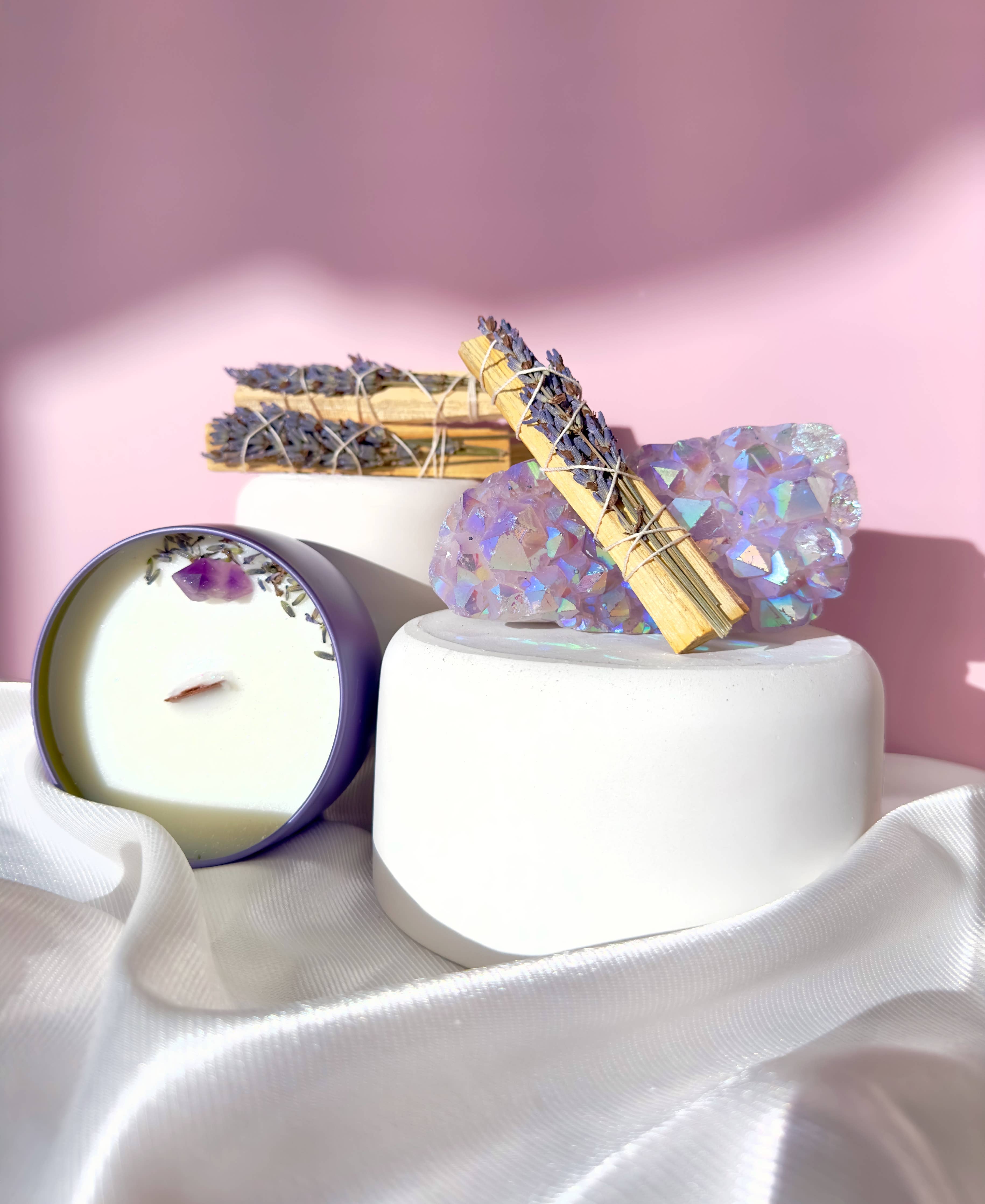 LAVENDER ELIXIR Coconut Wax Candle - Aromatherapy