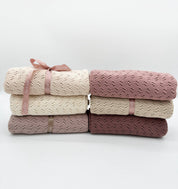 Grace Knitted Cotton Baby Blanket