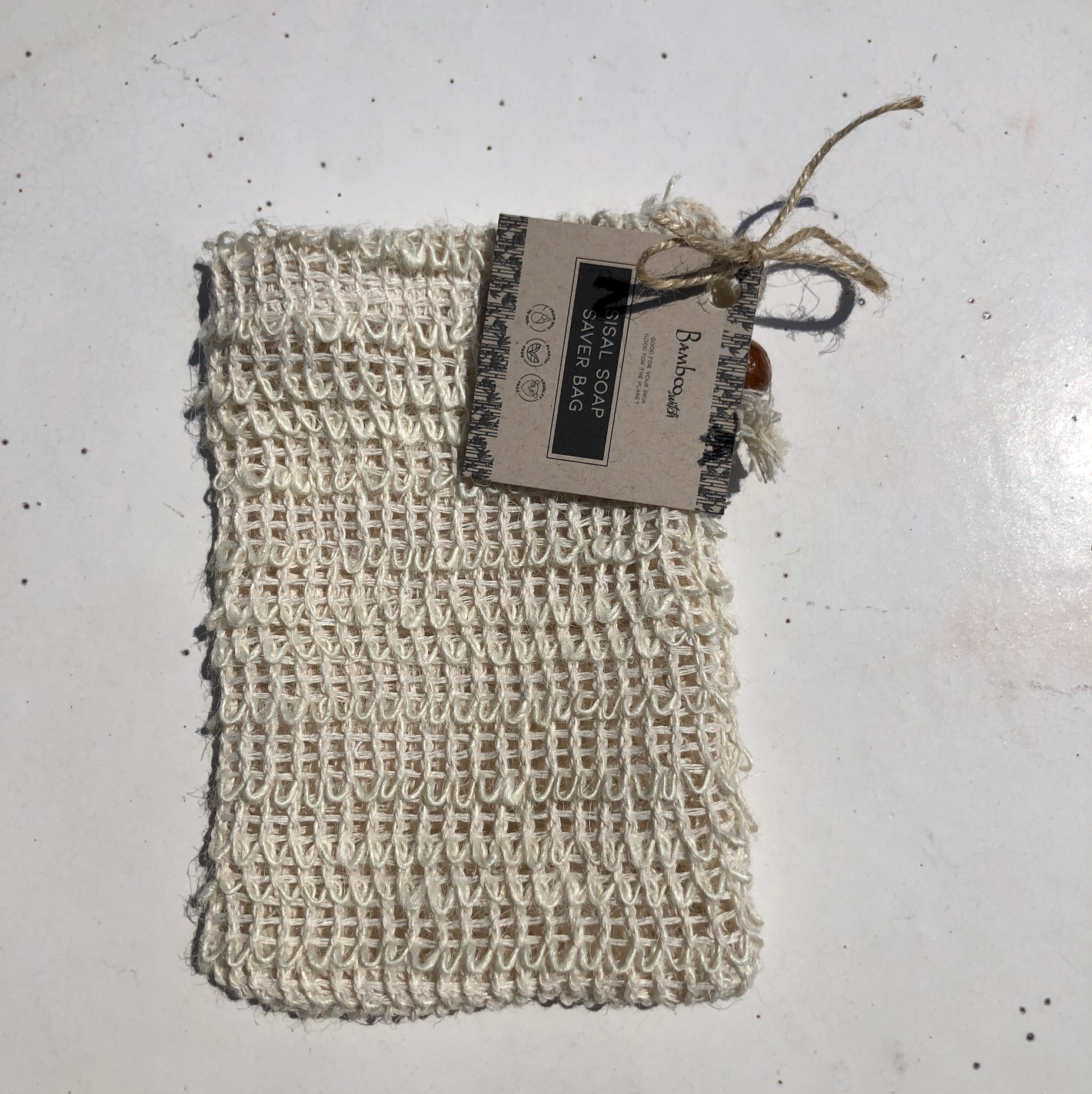 Compostable Sisal Soap Bag | Soap Saver