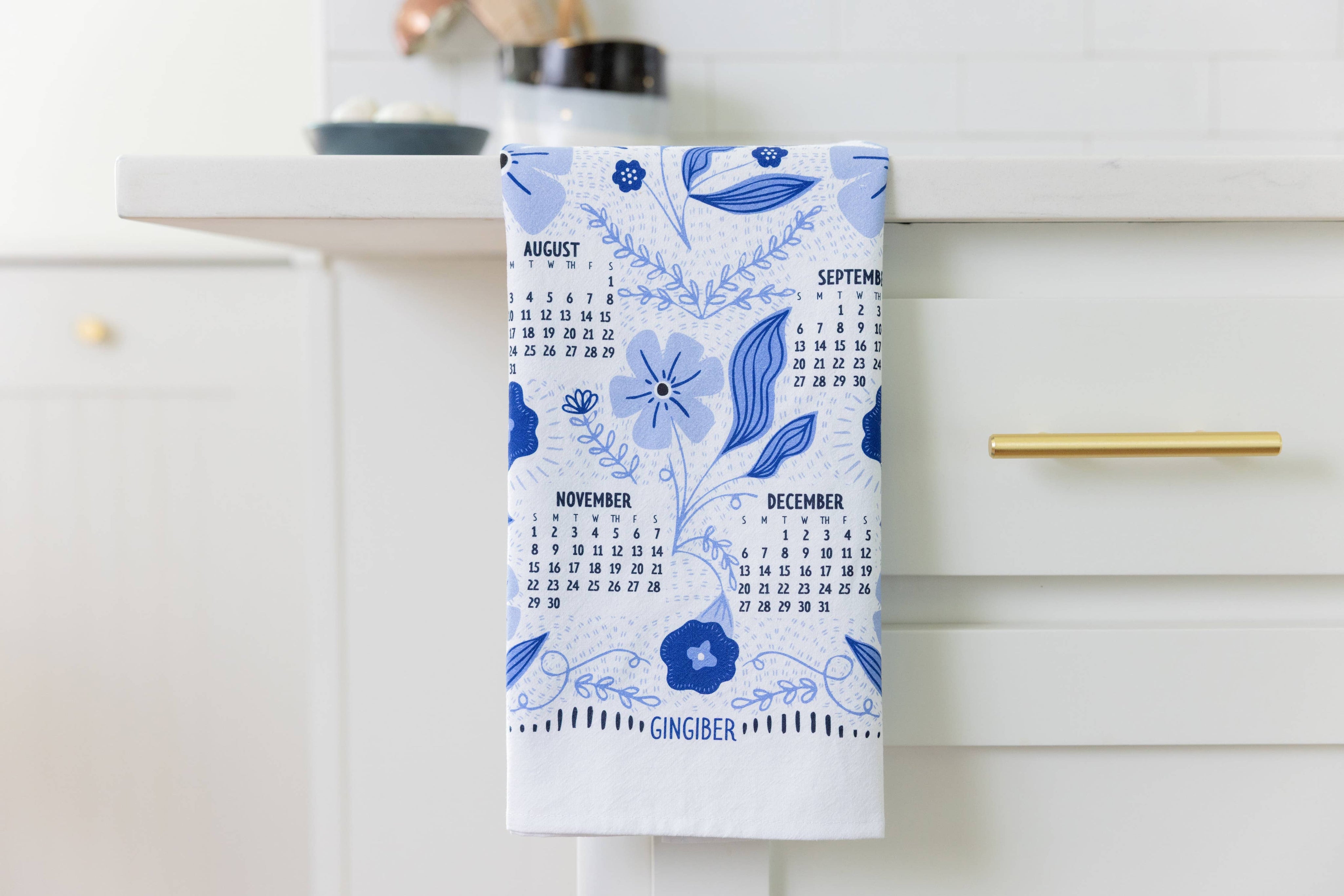 2026 Calendar Tea Towel – Year-Round Decor