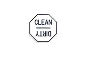 Fox Run Clean or Dirty Dishwasher Magnet, 2.5" x 2.5"
